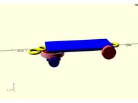 Toys for boys - train carriage rotating by stollew