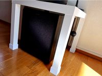 IKEA Lack table elevation for subwoofer by jarktoi
