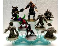 Display stand for figures with 48mm round bases by ThomPerry63