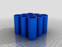 Stand for 9  tubes of art paint. by nyptus