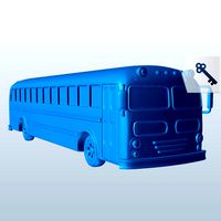 Old Fashioned School Bus from 1955 v1