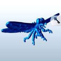 Large Dragonfly fangs spikes V1