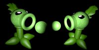Peashooter plants vs zombies