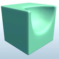 Abstract ChairConcave Cube v1