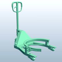 Portable hydraulic drum lift jack v1