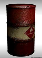 Oil drum low-poly