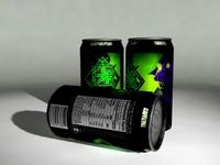 Pig Wizard Cola Can