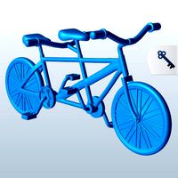 person Tandem bicycle v2