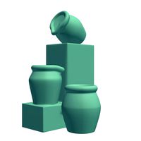 stacked pots fountain v3