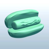 German Sausage In Bun v1