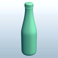 Ketchup bottle glass v1