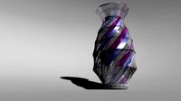 Colorful vase