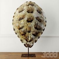 Faux Turtle Shell Sculpture