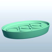 Olympic Rings Paperweight v1