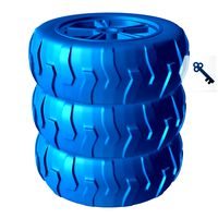 Stacked Tires with Rims v2