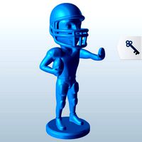 American Football Player Stiff Arm v1