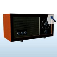 modern tabletop radio v1