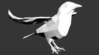 Low Poly Raven