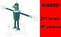 Bender Futurama rig
