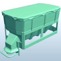 Winter salt spreader truck mount v1