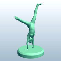 Female Gymnastics Cartwheel v1