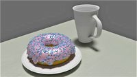 donut with sprinkles