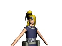 Deidara - No Akatsuki Outfit