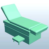 exam table in doctor office v1