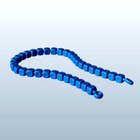 Cube beaded necklace v1