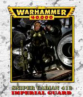 sniper cadian 412 rgt imperial guard warhammer