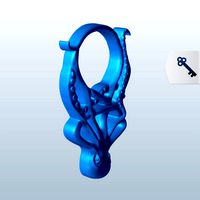 octopus with tentacles in a loop v1