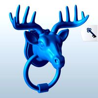Deer Head Door Knocker v1