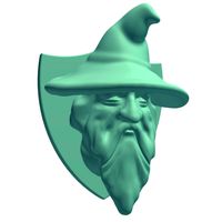 WallMount Wizard with PointedHat v1
