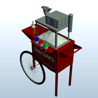 Snow Cone Vending Cart v3