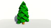 Low Poly Pine Tree