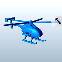 Observation scout helicopter w rocket v1