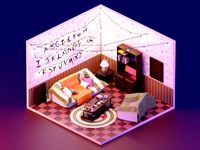 Stranger Things Byers House - Low Poly