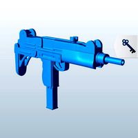 Openbolt blowbackoperated submachine gun v1