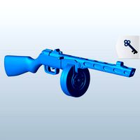 PPSH 41 submachine gun v2