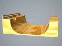 Halfpipe Skate Ramp
