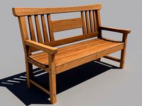 Wooden Bench