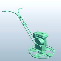 walk behind concrete power trowel v1