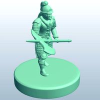 Mongolian WarriorHalberd v1