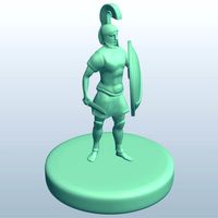 SpartanWarrior RoundShield and Dagger V1