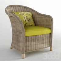 rattan armchair
