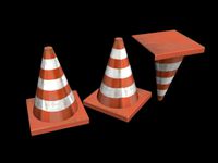 Low Poly Traffic Cone