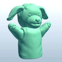 Finger puppet dog V1
