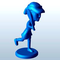 Bobblehead Tennis Player woman v1