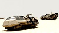 Futuristic Transport Shuttle (Rigged)