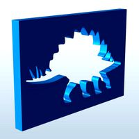 Stegasaurus Stencil v1